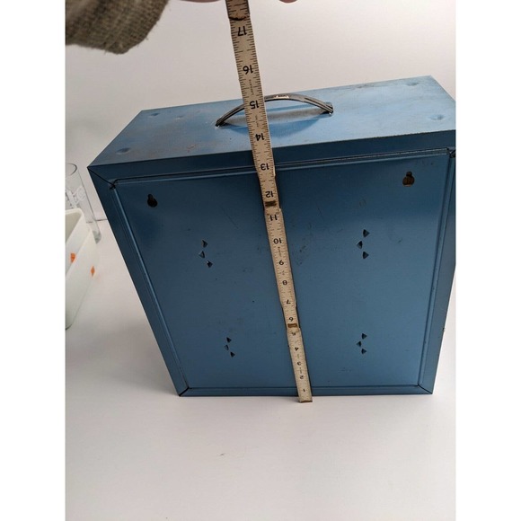 Vintage Metal Bin Screw/ Tool Box Filled With Vintage Transistor Resistors/Parts - Picture 14 of 16